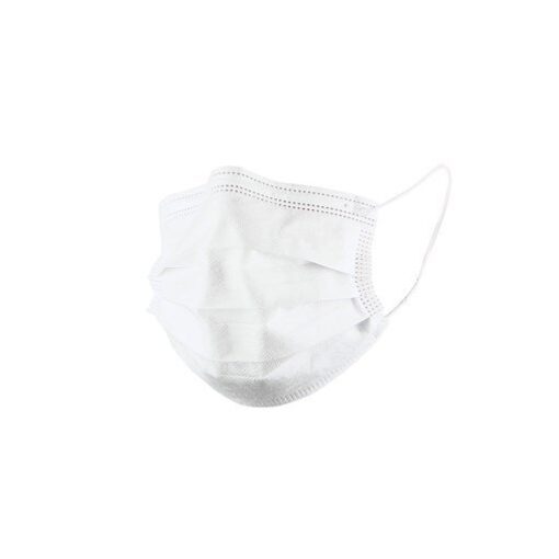 Eldobható maszk XARA háromrétegű fehér (50 db/csomag) - Image 1