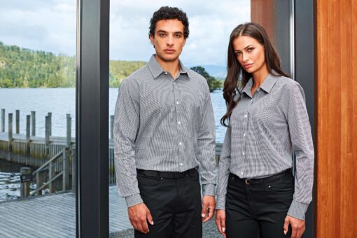 GINGHAM PAMUT HOSSZÚ UJJÚ FÉRFI ING - Image 3