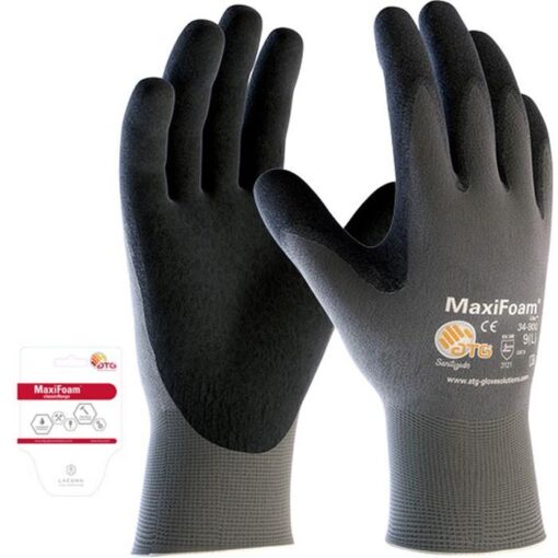 ATG kesztyű MaxiFoam szürke-fekete - Image 1