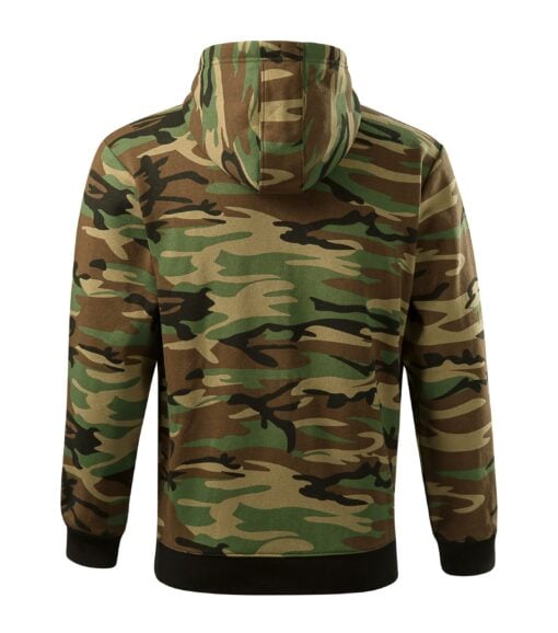 A férfi tréningruha felső része CAMO ZIPPER C19 - Image 2