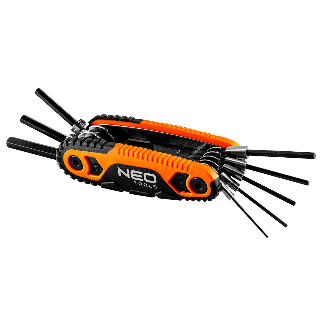 NEO hatszögletű kulcskészlet 8 darabos NEO hatszögletű kulcskészlet 8 darabos