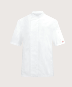 Toma Youniform Unisex Fehér Rövid Ujjú Szakácskabát