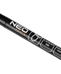 Marker budowlany, 4 kolory, permanentny, wodoodporny, lakierowy, aluminiowy, 4 szt.