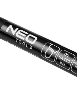 Építőipari marker, fekete, vízálló, 20 db