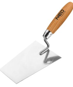 Kielnia sztukatorska trapezowa, 160 mm, uchwyt drewniany