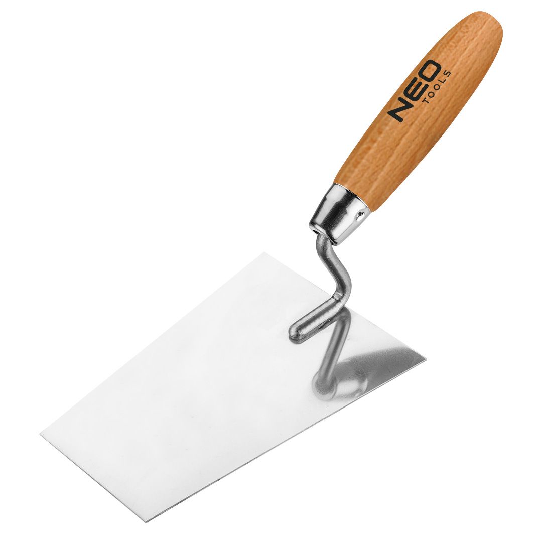 Kielnia sztukatorska trapezowa, 160 mm, uchwyt drewniany Kielnia sztukatorska trapezowa, 160 mm, uchwyt drewniany