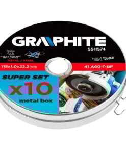 Tarcza tnąca do metalu 115 x 1.0 x 22.2 mm, 41 A60-T-BF, 10 szt.