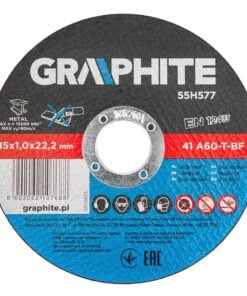 Tarcze tnące do metalu 115 x 1.0 x 22.2 mm, 41 A60-T-BF, 10 sztuk folia