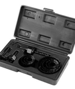 Otwornice do drewna z adapterami 19 - 64 mm, zestaw 12 szt.