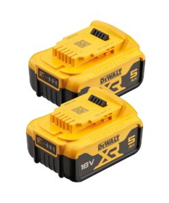 Dewalt DCB184P2-QW 18V 2x 5.0Ah Li-ion XR Gleit- Batterien