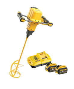 DeWalt DCD240X2-QW 54V XR FlexVolt Bürstenloss Akku-Rührwerk mit 2 x 9Ah und Lagegerät