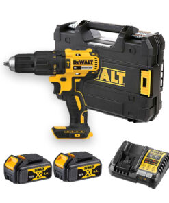 DeWalt DCD778M2T-QW 18V Bürstenloser Akku-Bohrschrauber mit 2x 4 Ah Akkus, Ladegerät und Koffer
