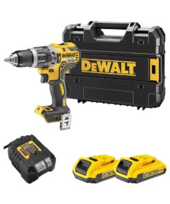 DeWalt DCD796D2-QW 18V XR bürstenloser Akku-Schlagbohrschrauber inkl. 2x 2.0Ah Batterien, Ladegerät und TSTAK Koffer