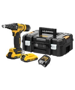 DeWalt DCF403D2T-QW 18V Akku-Nietpistole 2,4-4,8mm mit 2x 2 Ah Akkus, Ladegerät und Koffer