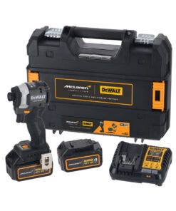 DeWalt DCF85MM2T-QW 18V McLaren Akku-Schlagschrauber mit 2x 4 Ah Akkus, Ladegerät und Koffer