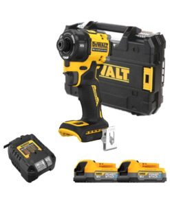 DeWalt DCF870E2T-QW 18V Hydraulischer Akku-Schlagschrauber 1/4″,2x 2Ah Batterien, Ladegerät und Koffer