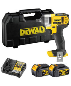 DeWalt DCF880M2-QW 18V XR Kompakter Drehschlagschrauber mit 2x 4Ah Batterien, Ladegerät und Koffer