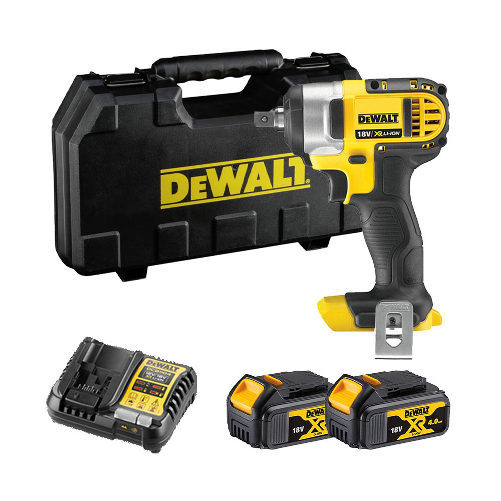 DeWalt DCF880M2-QW 18V XR Kompakter Drehschlagschrauber mit 2x 4Ah Batterien, Ladegerät und Koffer DeWalt DCF880M2-QW 18V XR Kompakter Drehschlagschrauber mit 2x 4Ah Batterien, Ladegerät und Koffer