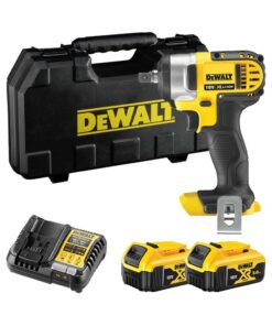 DeWalt DCF880P2-QW 18V XR Kompakter Drehschlagschrauber mit 2x 5Ah Batterien, Ladegerät und Koffer