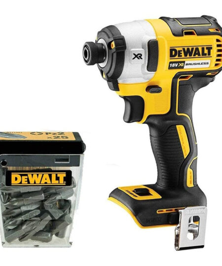 DeWalt DCF887N + DT71521 18V XR Bürstenloser Schlagschrauber + Tic Tac Bits 25 Stk.