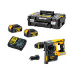 DeWalt DCH274M2T Akkus SDS-Plus Fúrókalapács, 18V, 2x 4 Ah akkumulátorral és töltővel