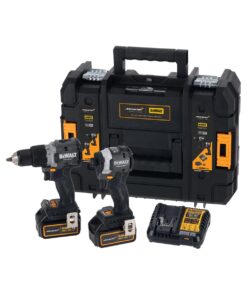 DeWalt DCK200MM2T-QW 18V Akku-Kombopack DCD85M u. DCF85M, inkl. 2 x Akkus (18 Volt / 4Ah) und Ladegerät