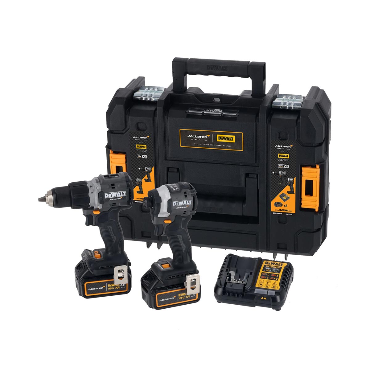 DeWalt DCK200MM2T-QW 18V Akku-Kombopack DCD85M u. DCF85M, inkl. 2 x Akkus (18 Volt / 4Ah) und Ladegerät DeWalt DCK200MM2T-QW 18V Akku-Kombopack DCD85M u. DCF85M, inkl. 2 x Akkus (18 Volt / 4Ah) und Ladegerät