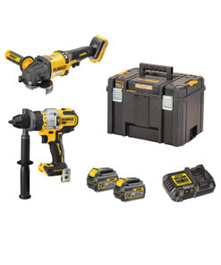 DeWalt DCK2016T2T-QW 54V Elektrowerkzeugset mit 2x 6 Ah Akkus, Ladegerät und Koffer