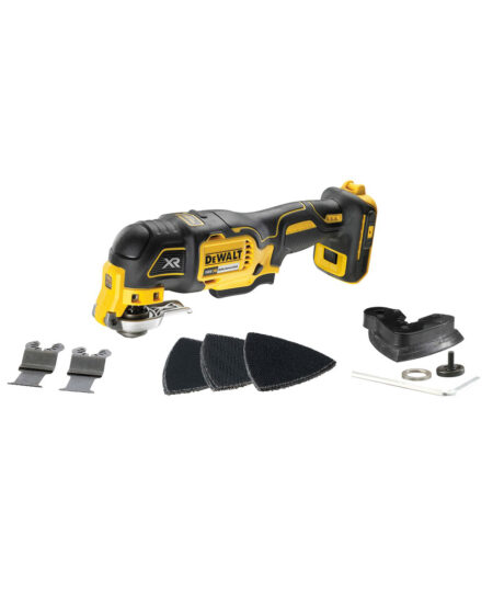 DeWalt DCS356N-XJ 18V Bürstenloss Akku Oszillierend Multi Tool inkl. Zubehörset