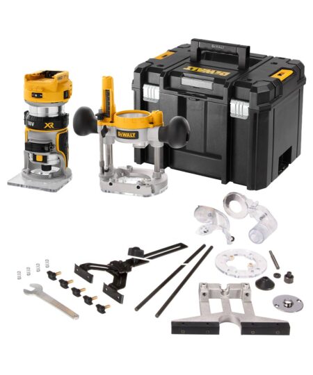 DeWalt DCW604NT-XJ 18V Akku-Kombifräse mit Koffer