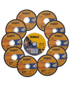 DeWalt DT3507-QZ Standard Edelstahl Trennscheibe, flach 125mm x 1.0mm, 10 stk.