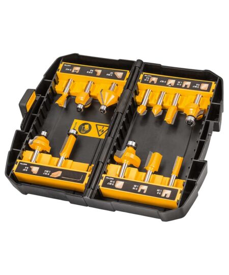 DeWalt DT90016-QZ Fraeser-Set 12-tlg.