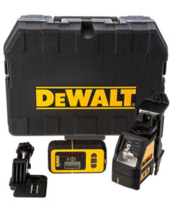DeWalt DW088KD + DE0892 Detector, Selbstnivellierender Kreuzlinienlaser