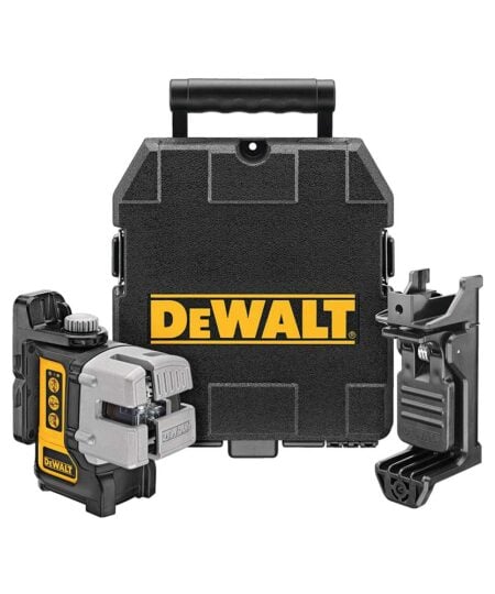 DeWalt DW089K-XJ Selbstnivellierender Multilinien-Laser (1 x horizontal und 2 x vertikal)