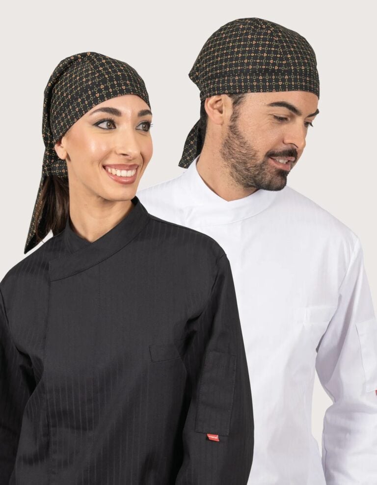 Carter Kuharska Bandana s Uzorkom – Set 2 Komada (Poliester/Pamuk)