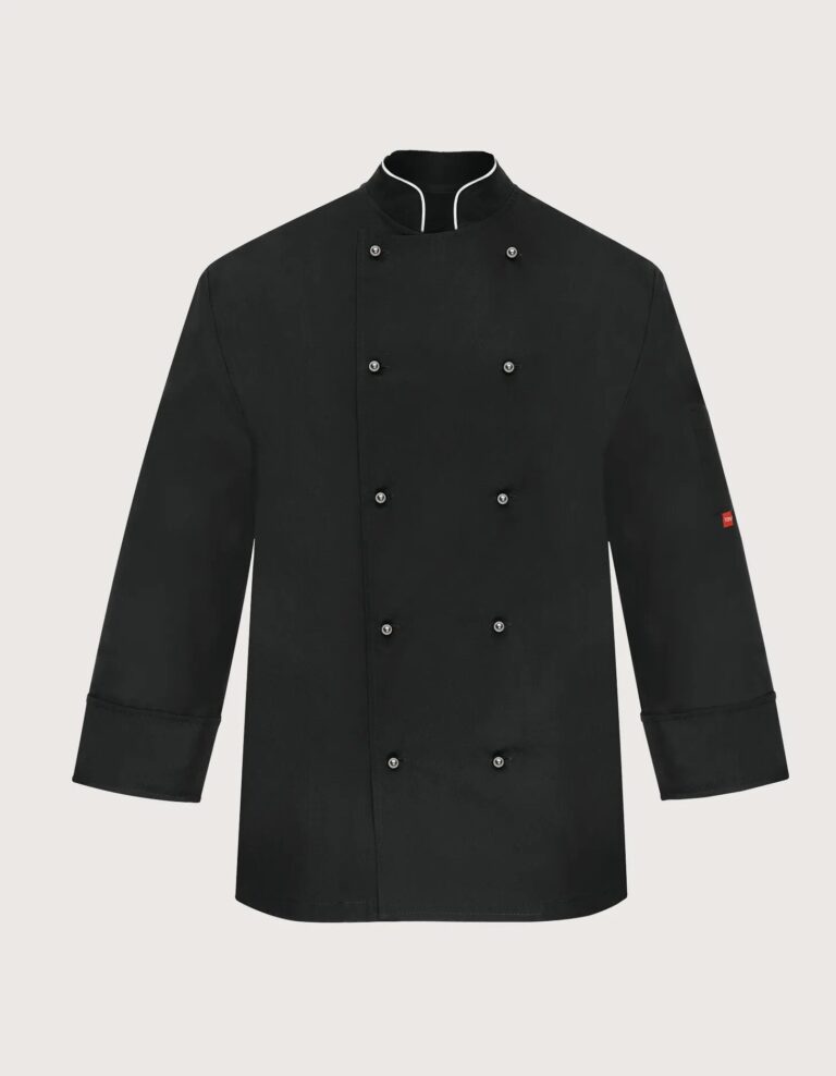 Toma CHEF Unisex Főzőkabát - Fekete