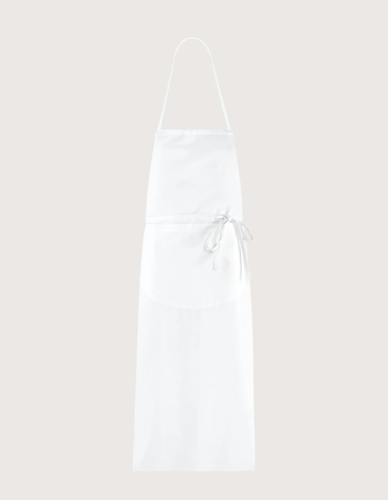 Dayton Fehér Konyhai Kötény Mellrésszel – 2 Darabos Szett