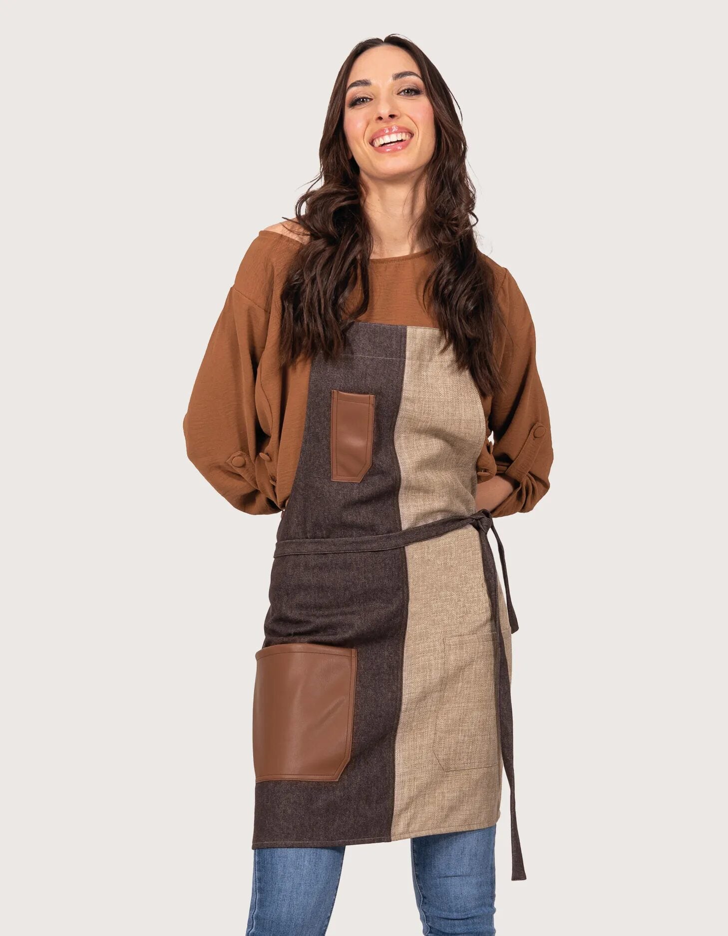 Toma GONDAL Barna Farmer Pincérkötény Toma GONDAL Barna Farmer Pincérkötény