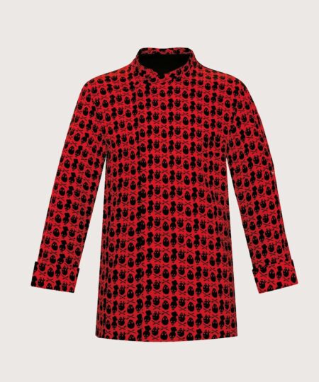 Toma GORDON Unisex Szakácskabát - Koponya Minta
