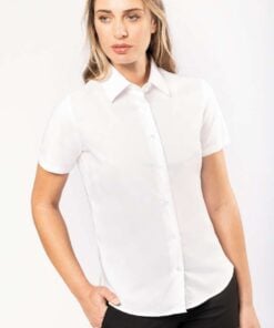 Kariban Női Rövid Ujjú Oxford Ing