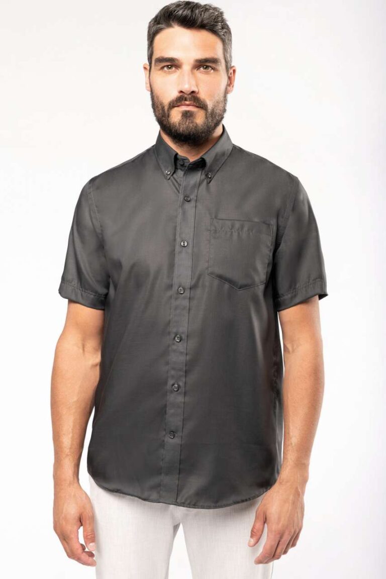 Kariban Férfi Rövid Ujjú Nem Vasalandó Ing