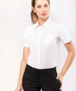 Kariban Női Rövid Ujjú Pamut Ing KA544