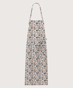 Lima Duga Kuharska Pregača s Prsnikom "Superheroes" - (100% Pamuk)