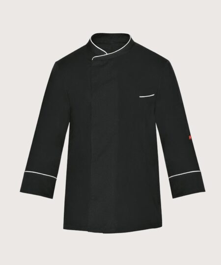 Toma OMEGA Unisex Fekete Szakácskabát