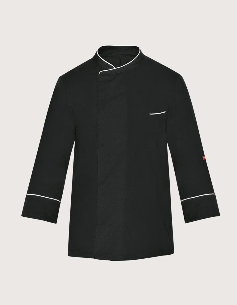 Toma OMEGA Unisex Fekete Szakácskabát