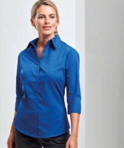 Premier Női Poplin 3/4-es Ujjú Blúz
