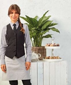 Premier PR623 Női vendéglátó mellény, fekete