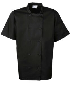 Premier PR656 Férfi Rövid Ujjú Chef Kabát