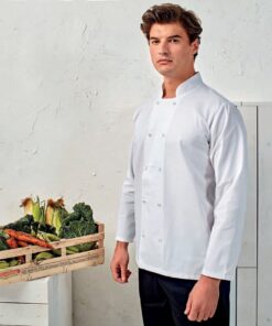 Premier PR665 Férfi szakácskabát hosszú ujjú