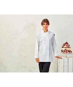 Premier női szakács blúz, fehér, PR671